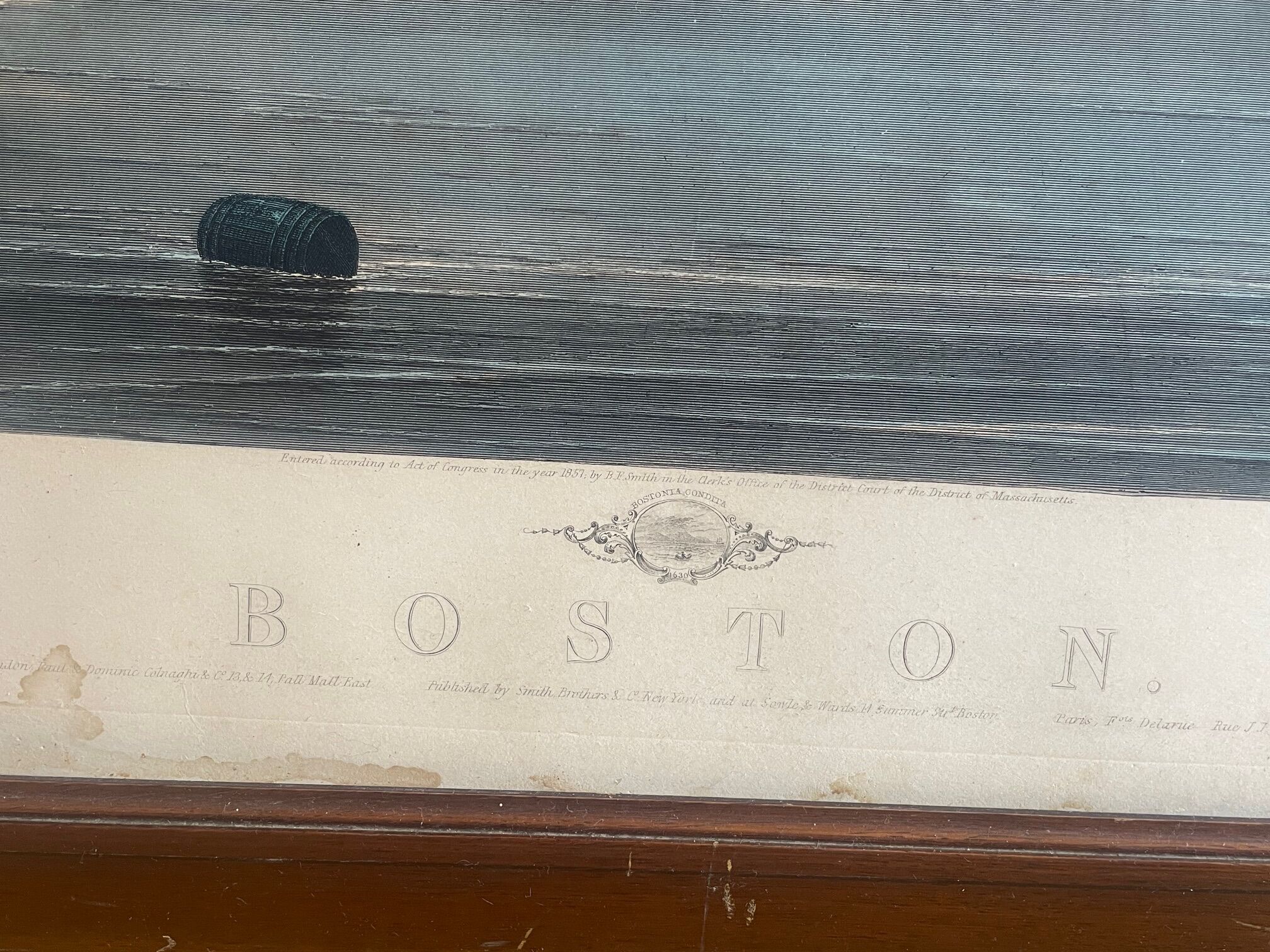 Lithographie de Boston