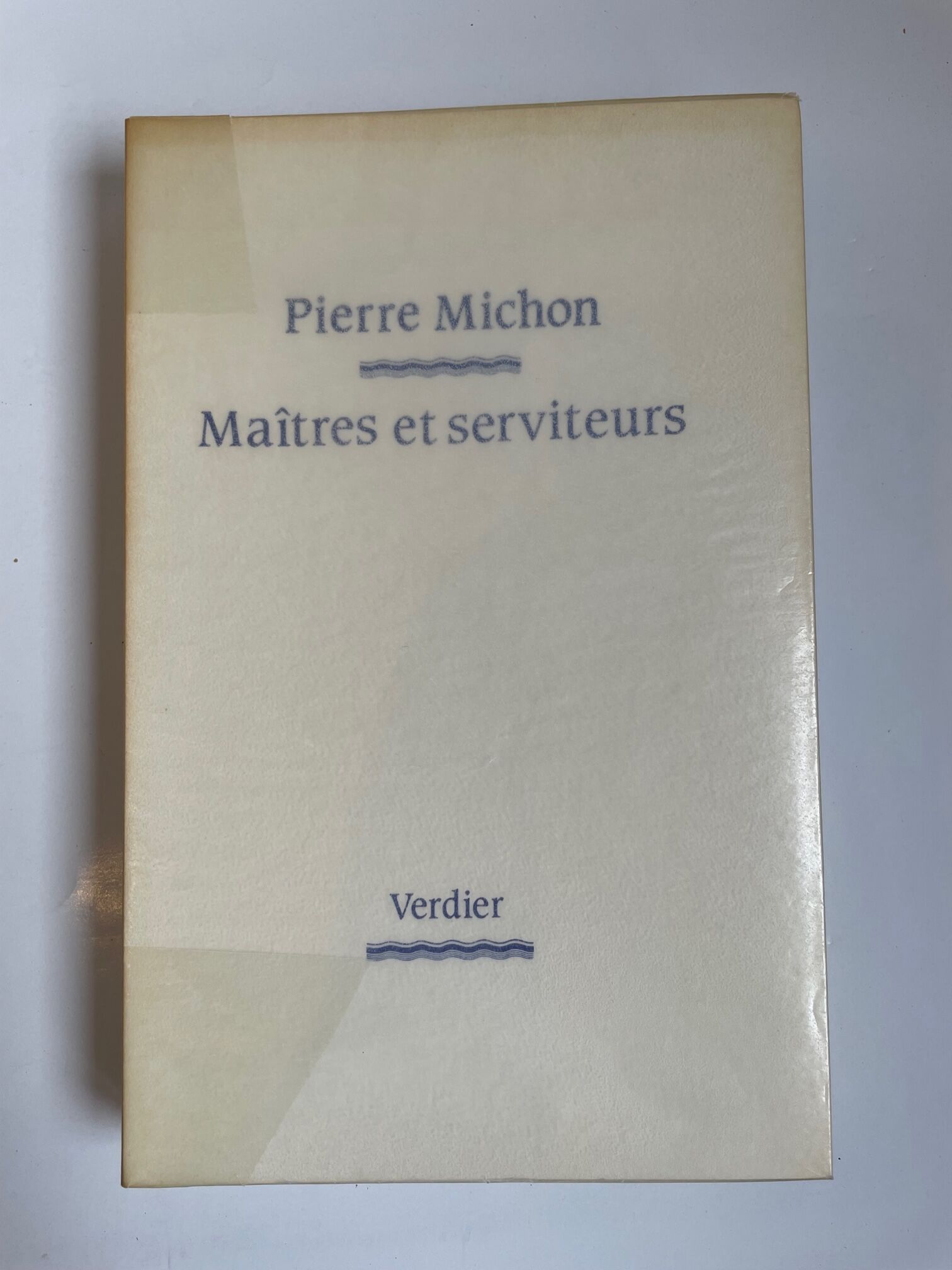 Maîtres et serviteurs 
