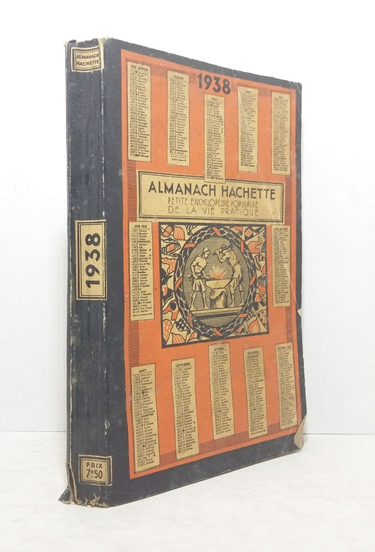 Almanach Hachette 1938.