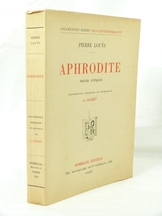 Aphrodite. Moeurs antiques.