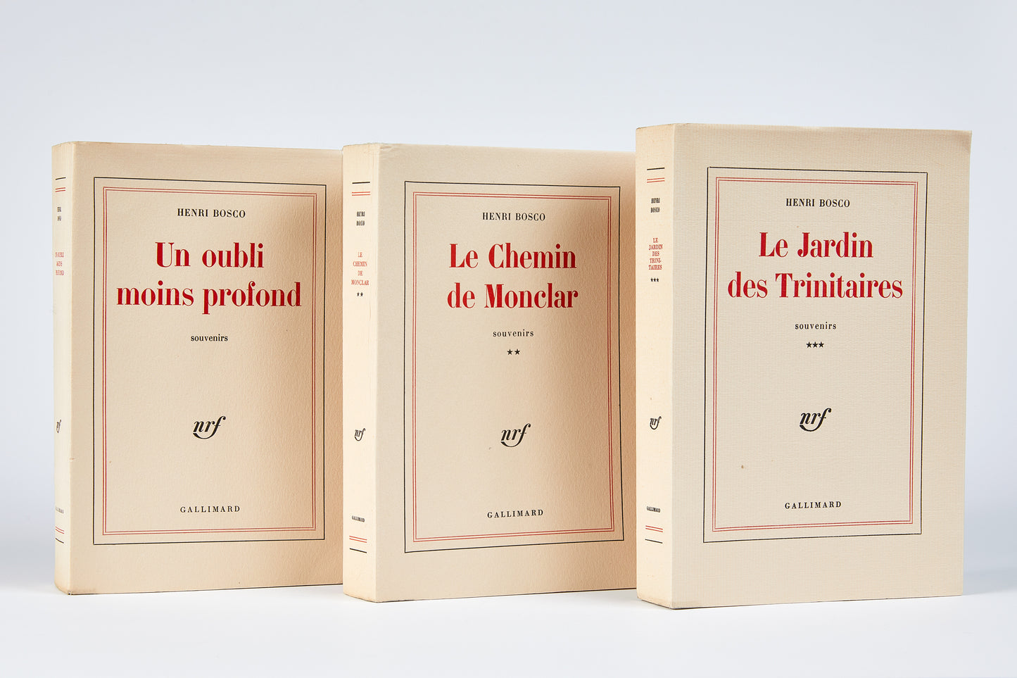 Un oubli moins profond, Le Chemin de Monclar, Le Jardin des Trinitaires.