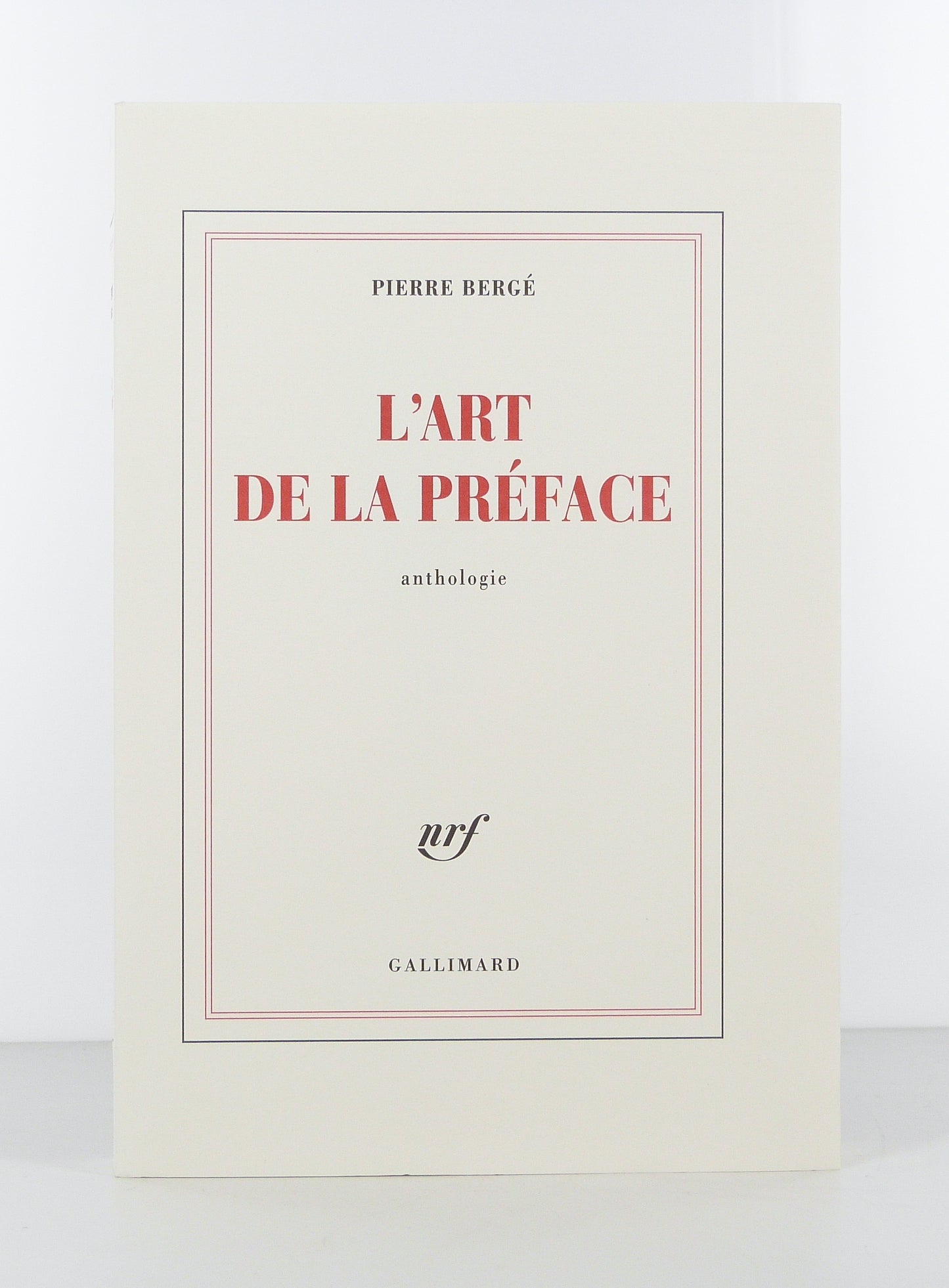 The Art of the Preface. An Anthology.