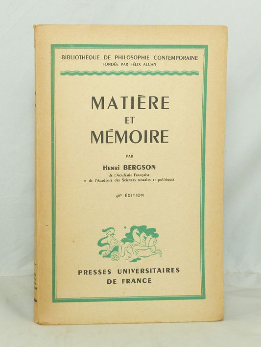 Matière et mémoire.