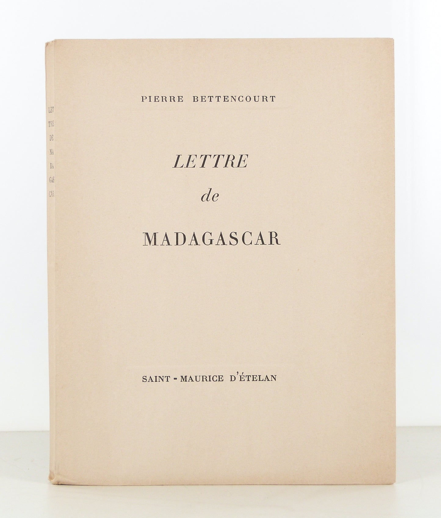 Lettre de Madagascar