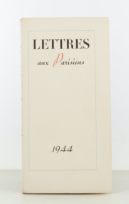 Letters to Parisians