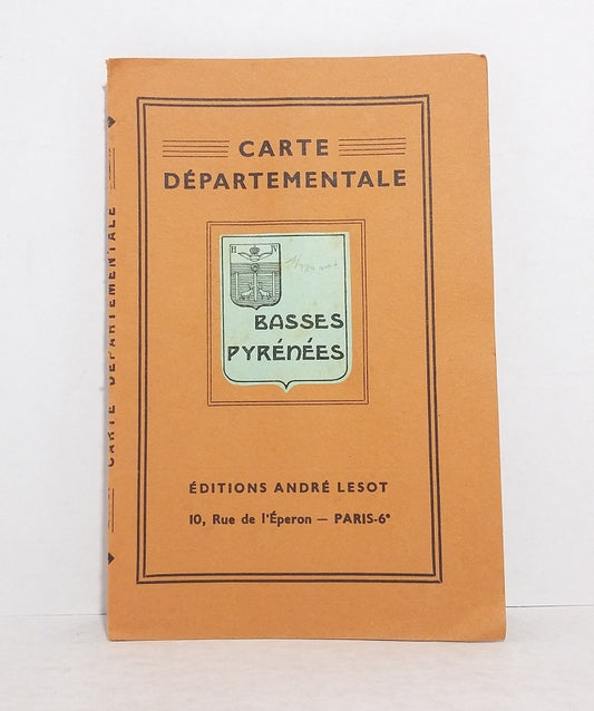 Carte départementale : Basses-Pyrénées
