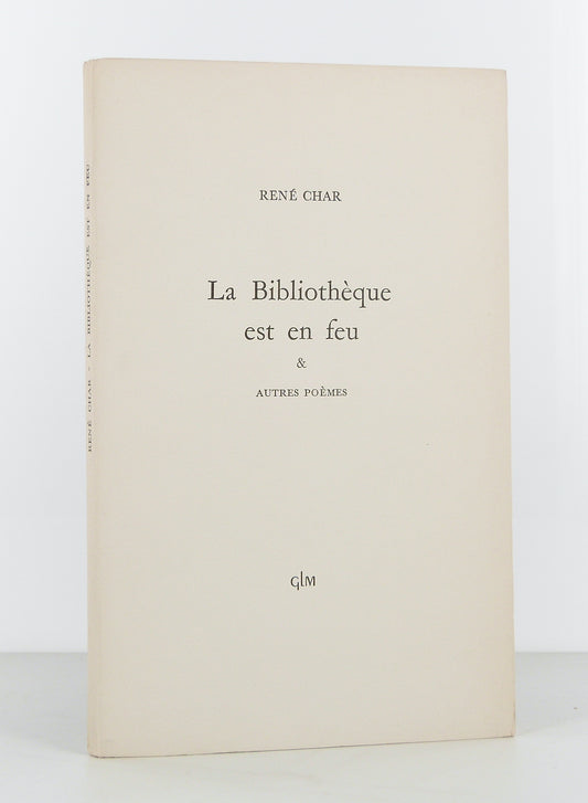 La Bibliothèque est en feu et autres poèmes