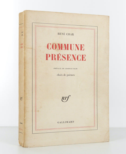 Commune présence. Choix de poèmes.