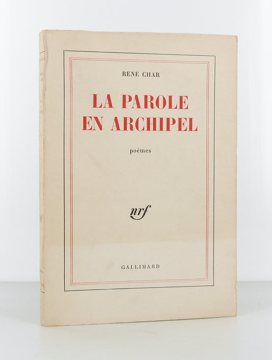 La parole en archipel. Poèmes.