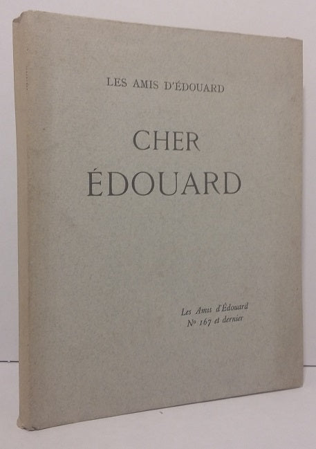 Cher Edouard