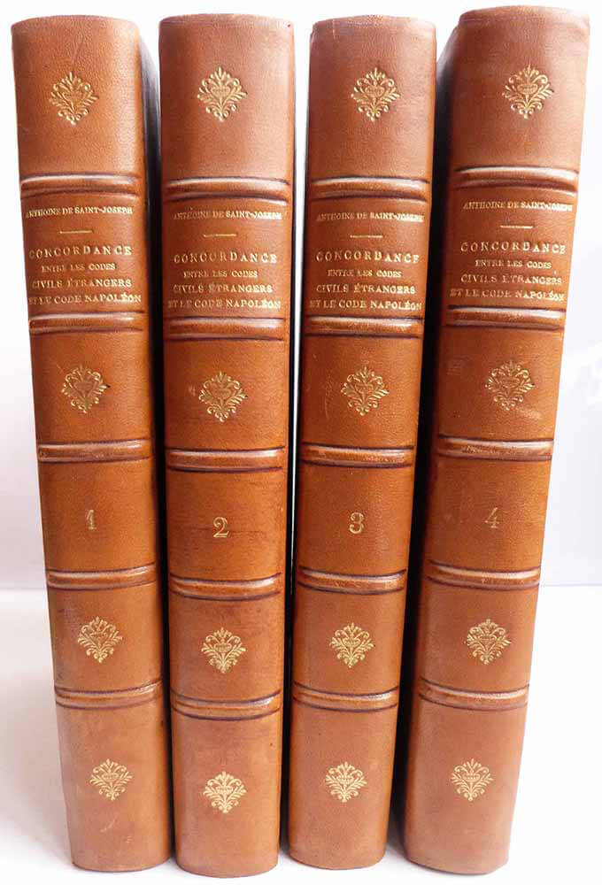 Consistency between foreign civil codes and the Napoleonic Code