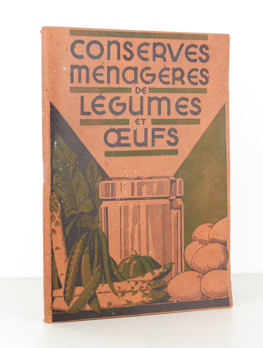 Conserves ménagères de légumes et oeufs