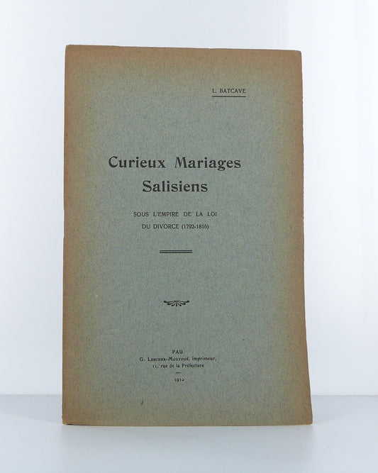 Curieux Mariages Salisiens.