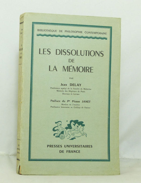 Les dissolutions de la mémoire