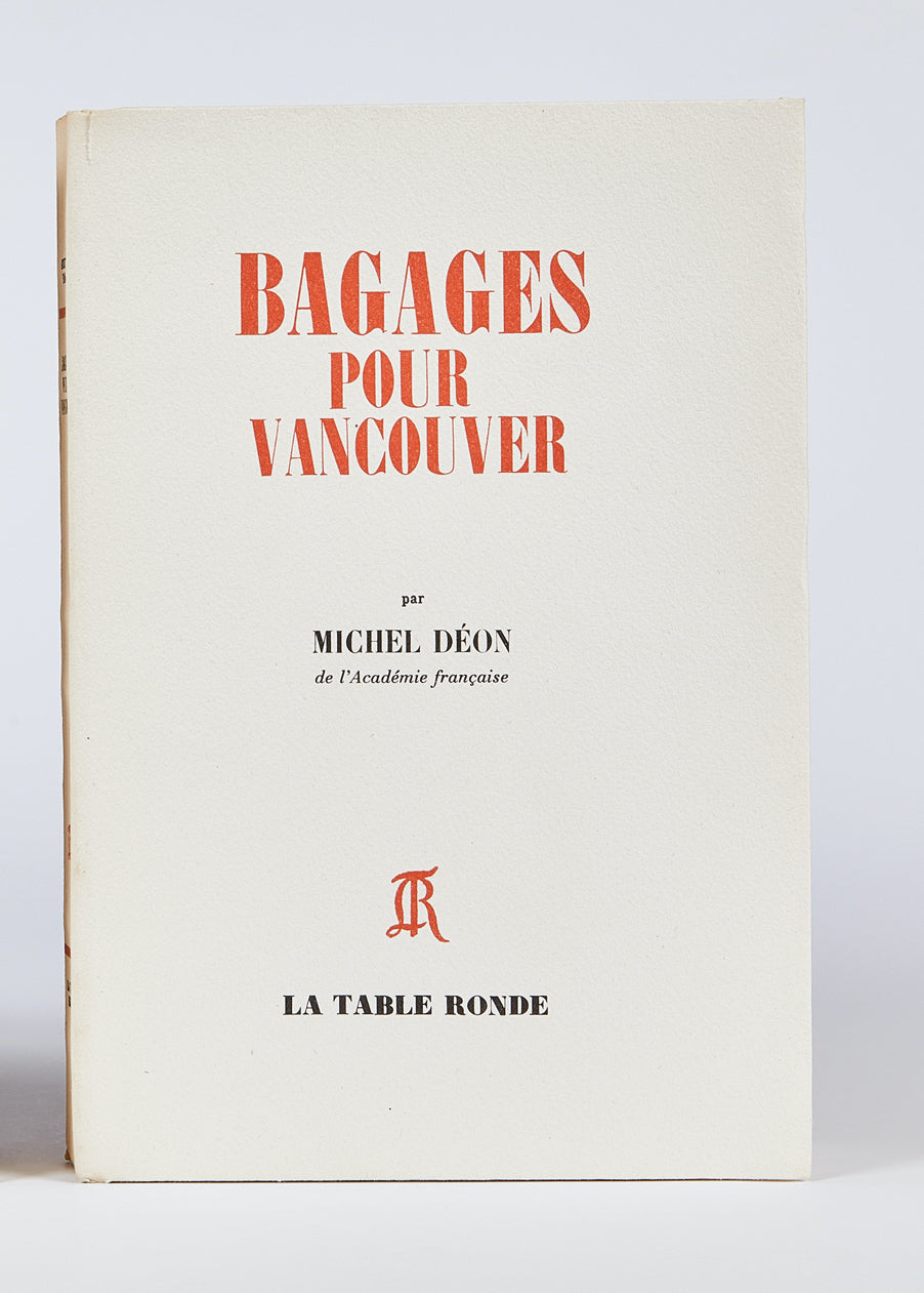 Bagages pour Vancouver