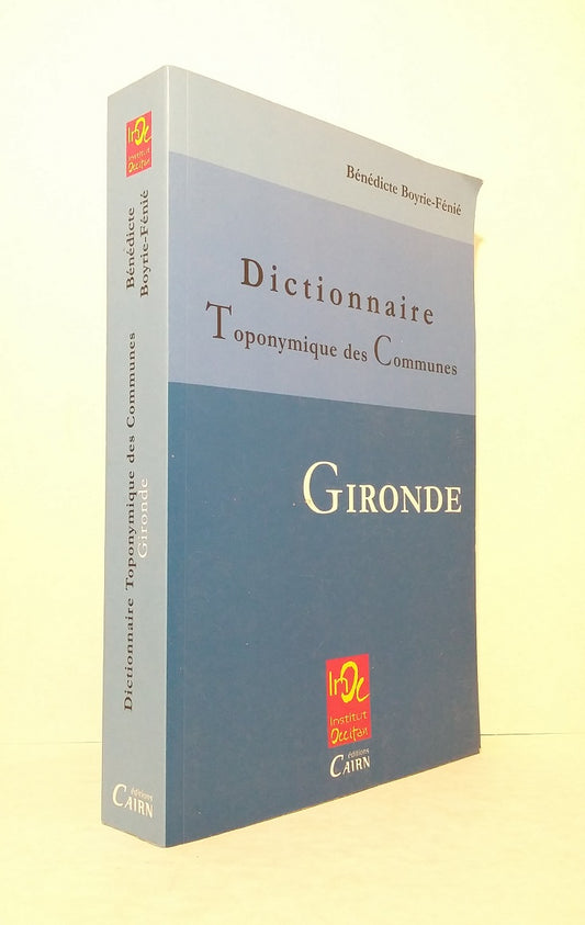 Toponymical Dictionary of Communes: Gironde