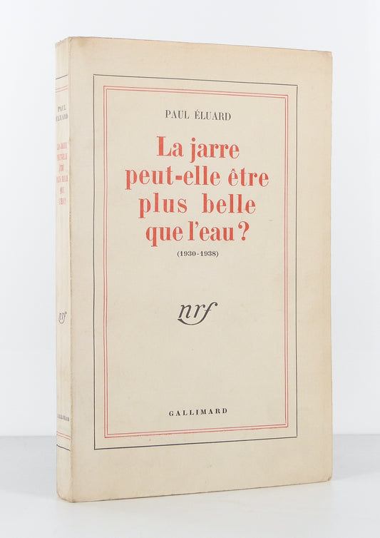 La jarre peut-elle être plus belle que l'eau ? (1930-1938)