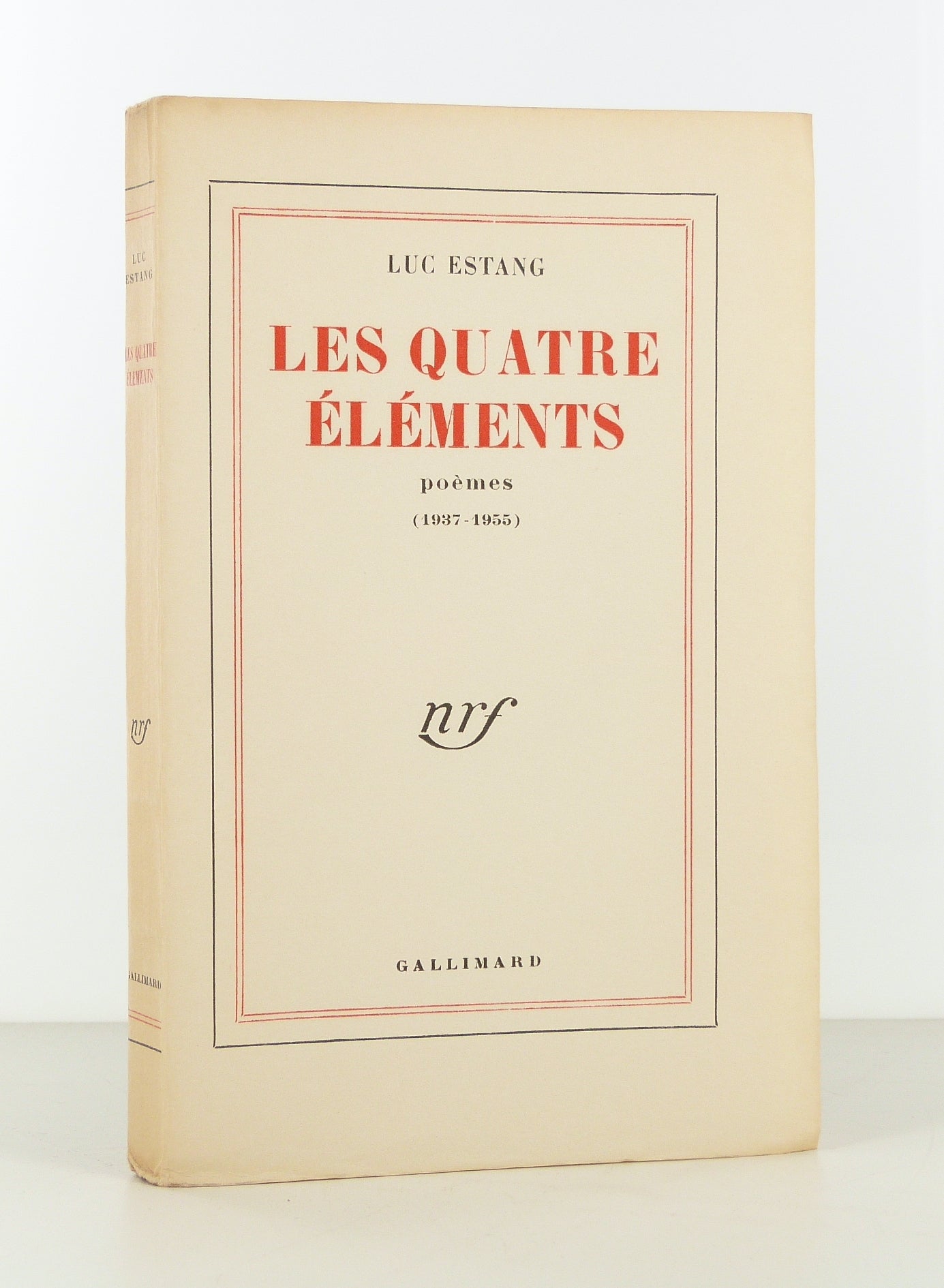 Les quatre éléments. Poèmes (1937-1955).