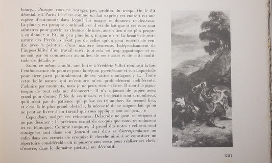 Eugène Delacroix aux Pyrénées.