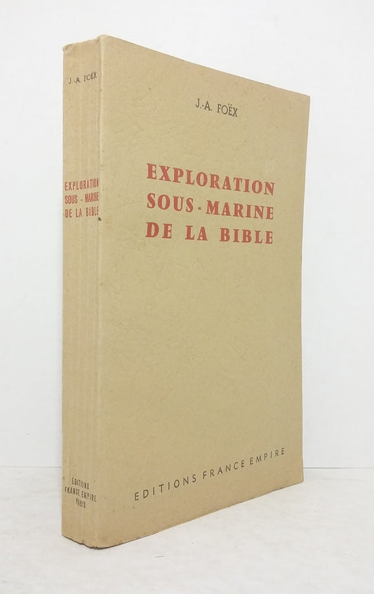 Exploration sous-marine de la Bible
