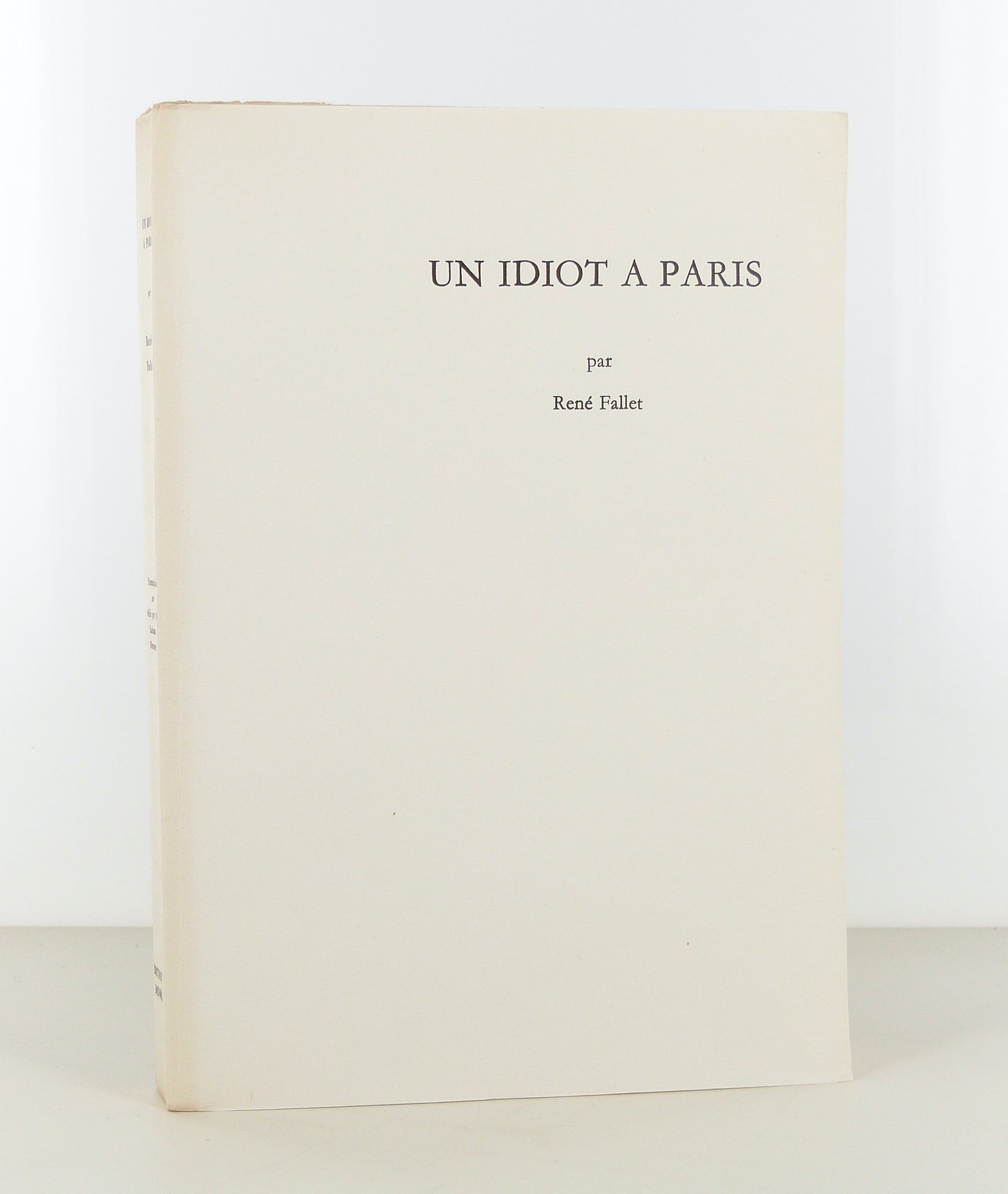 Un idiot à Paris