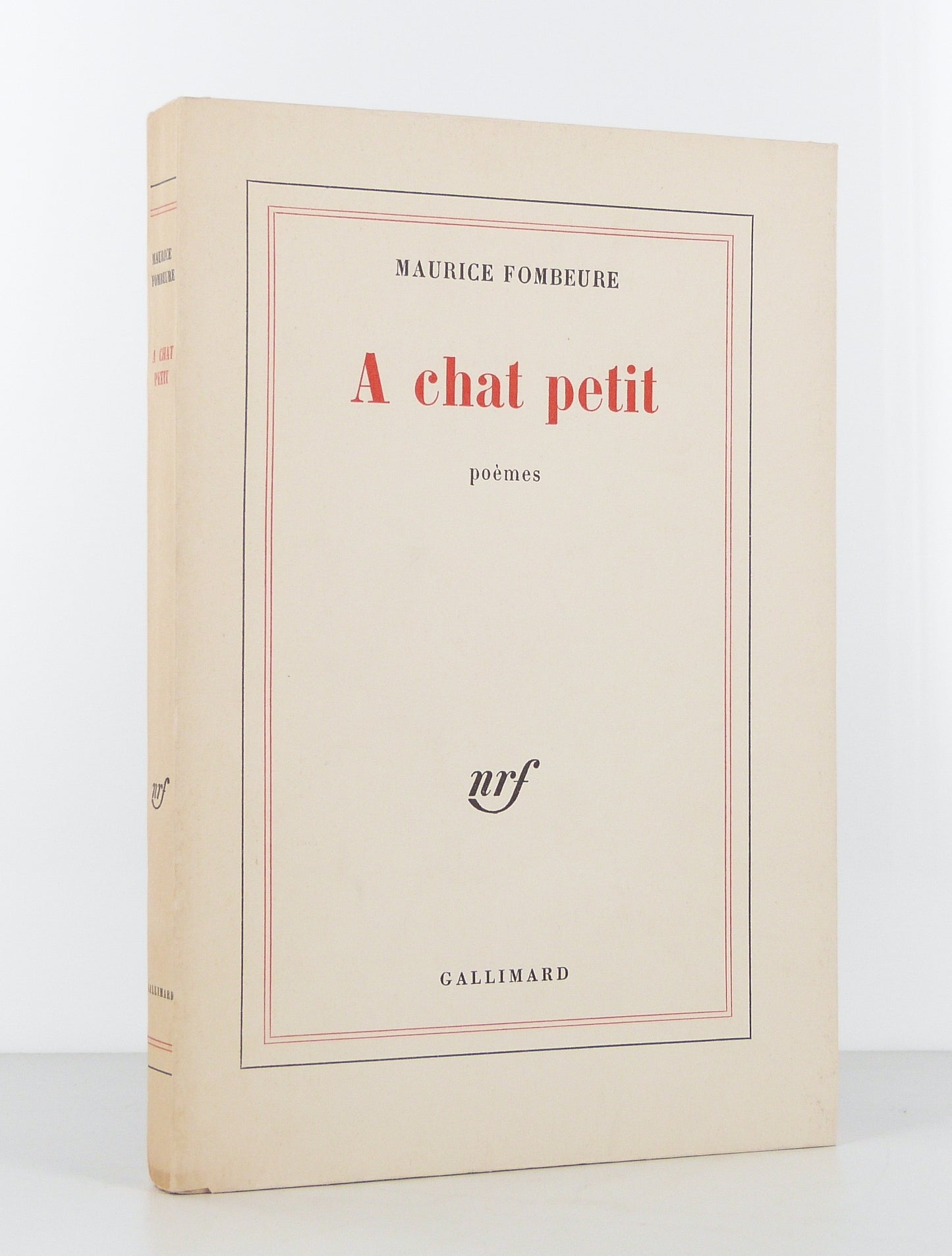A chat petit. Poèmes.