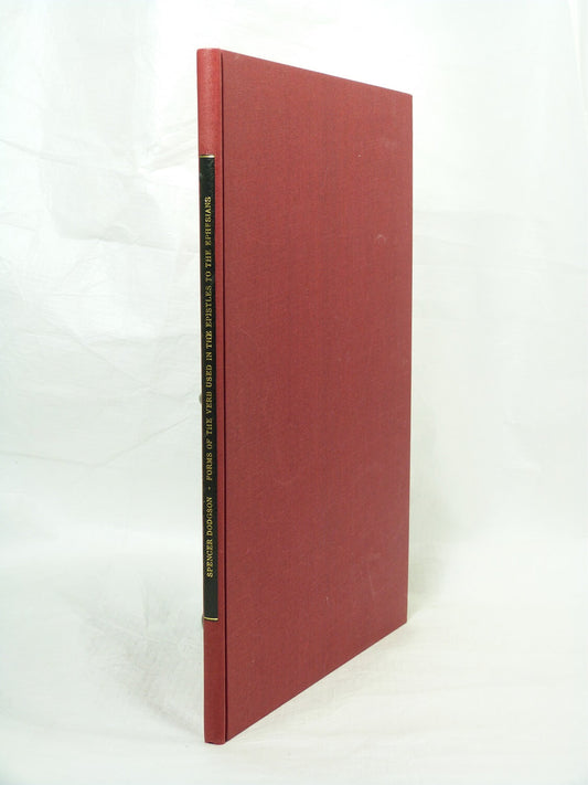 A synopsis, analytical and quotational, of the 286 forms of the verb used in the epistles to the ephesians and the Thessalomians as found in the Baskish New Testament of Ioannes Leiçarraga, printed in 1571 at La Rochelle