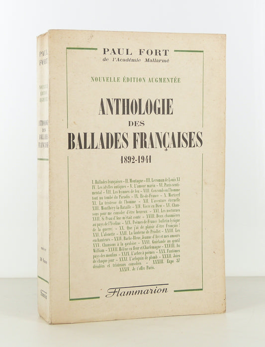 Anthologie des ballades françaises 1892-1941