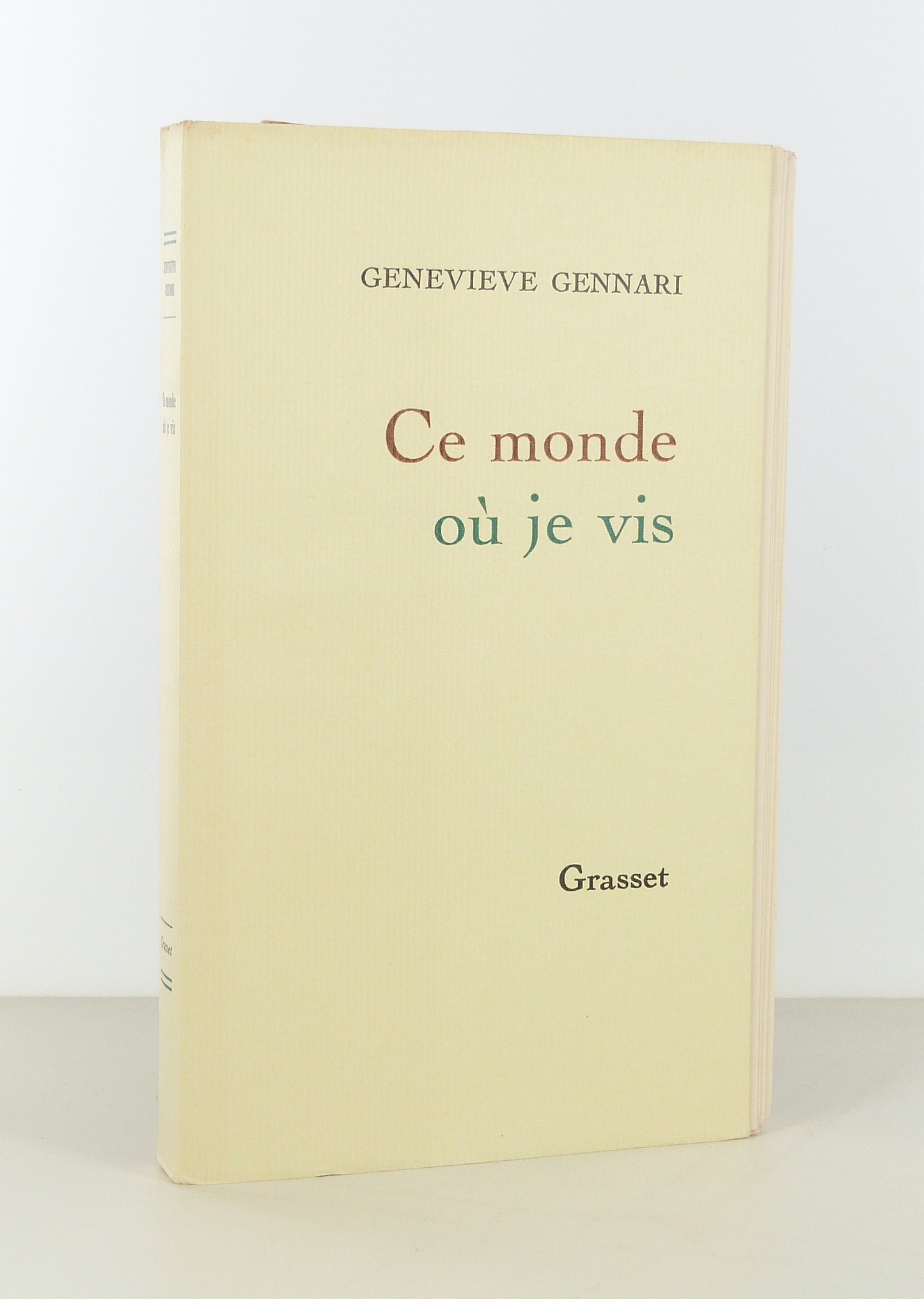 Ce monde où je vis