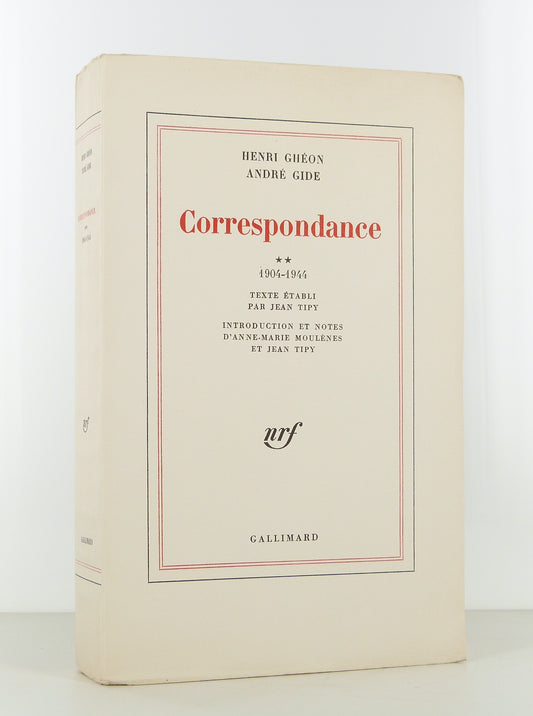 Correspondance. 1904-1944. Tome 2.