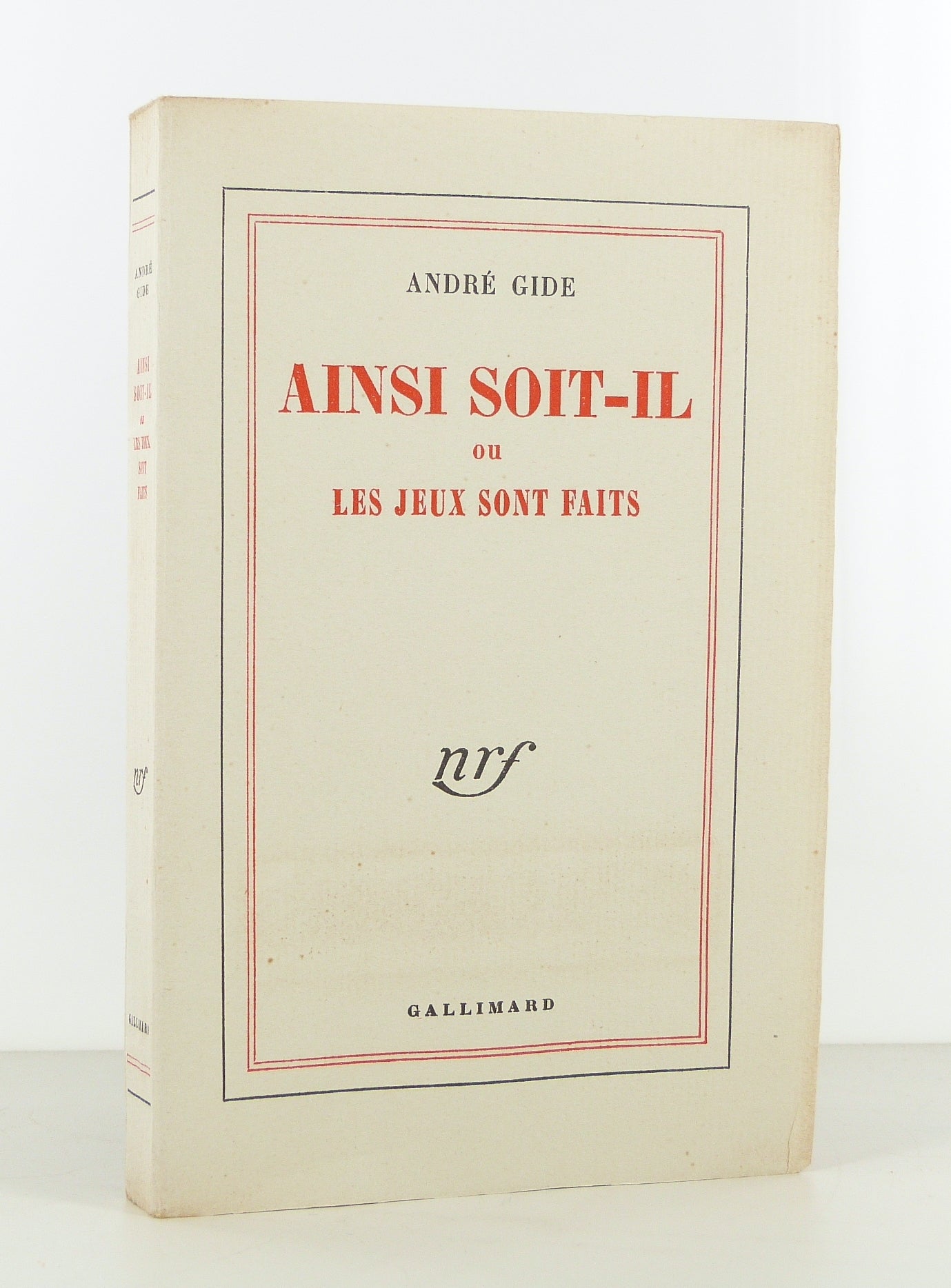 Ainsi soit-il ou les jeux sont faits