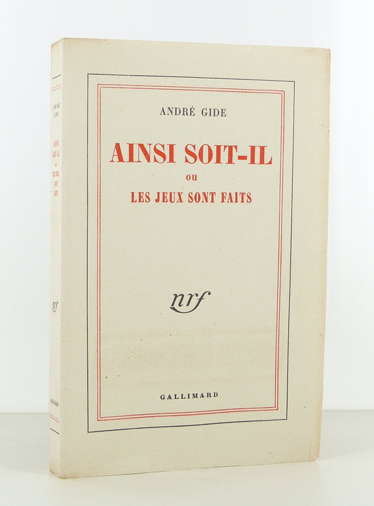 Ainsi soit-il ou les jeux sont faits