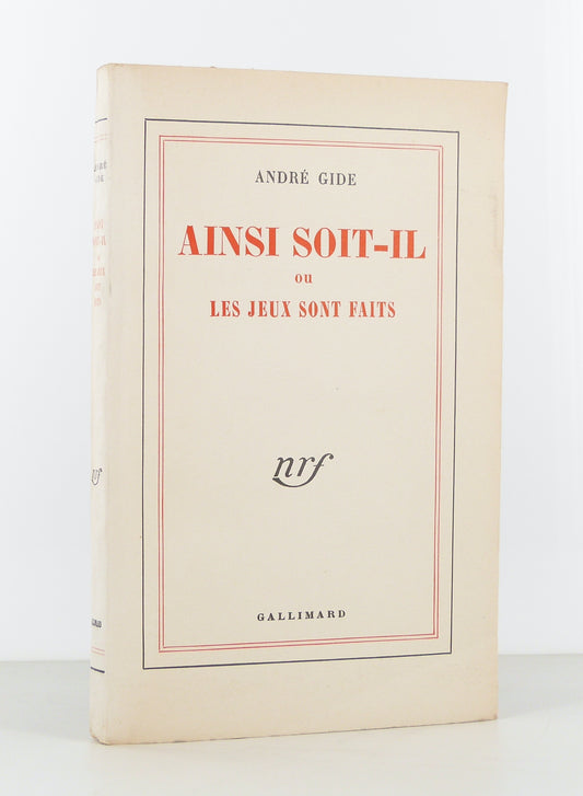 Ainsi soit-il ou les jeux sont faits