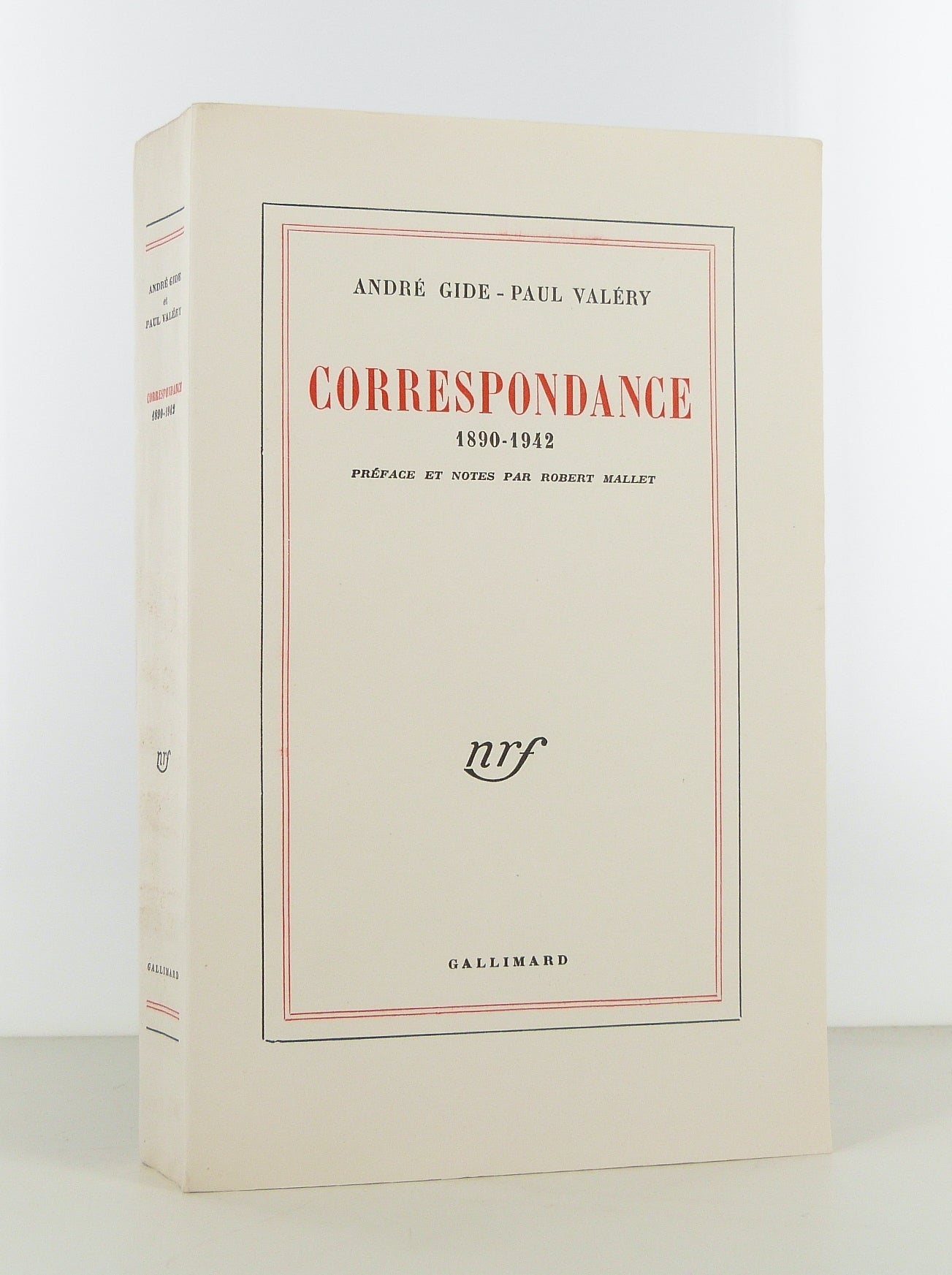 Correspondence 1890-1942 - Gide - Valéry
