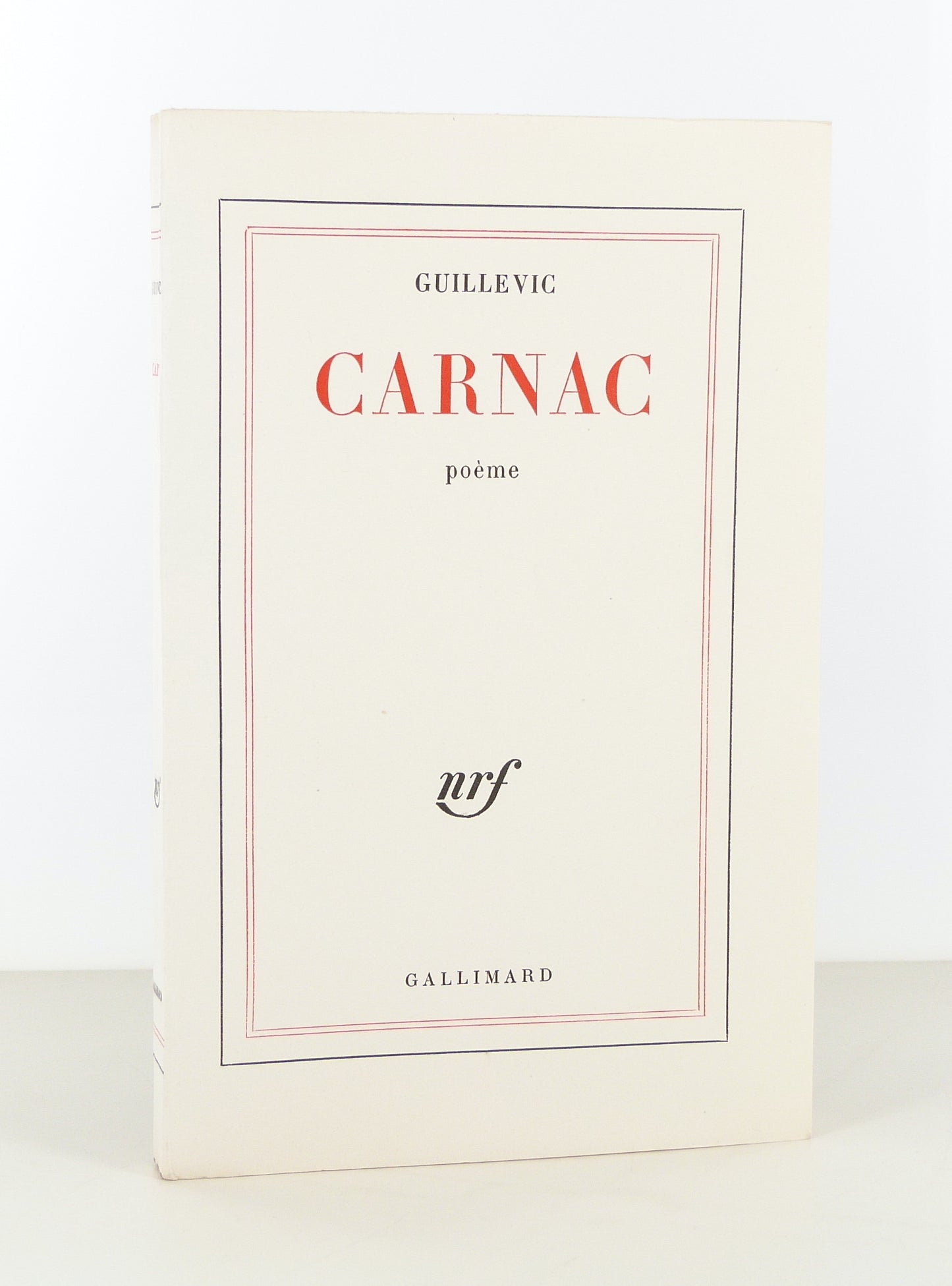 Carnac. Poème
