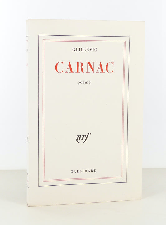 Carnac. Poème