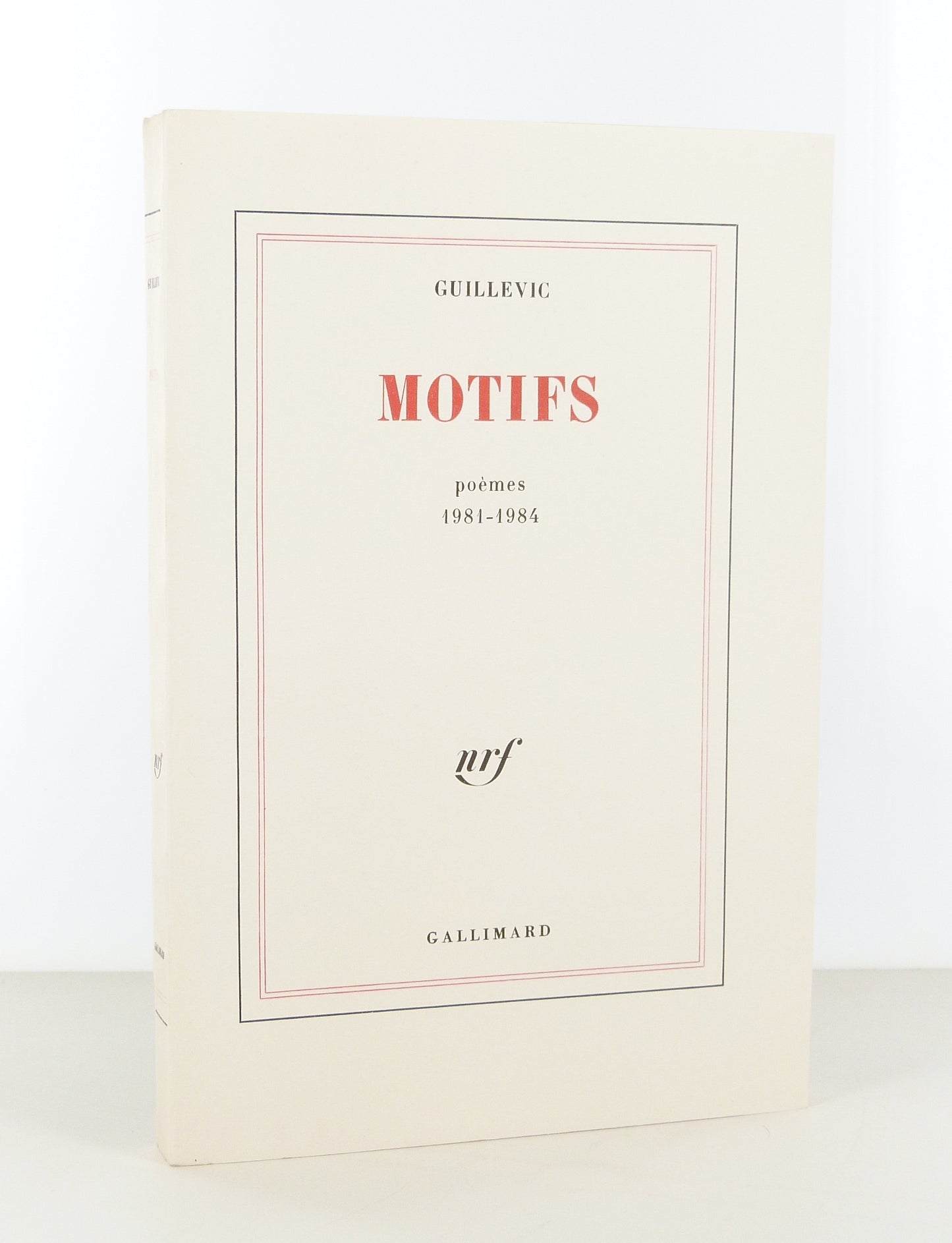 Motifs. Poèmes 1981-1984.