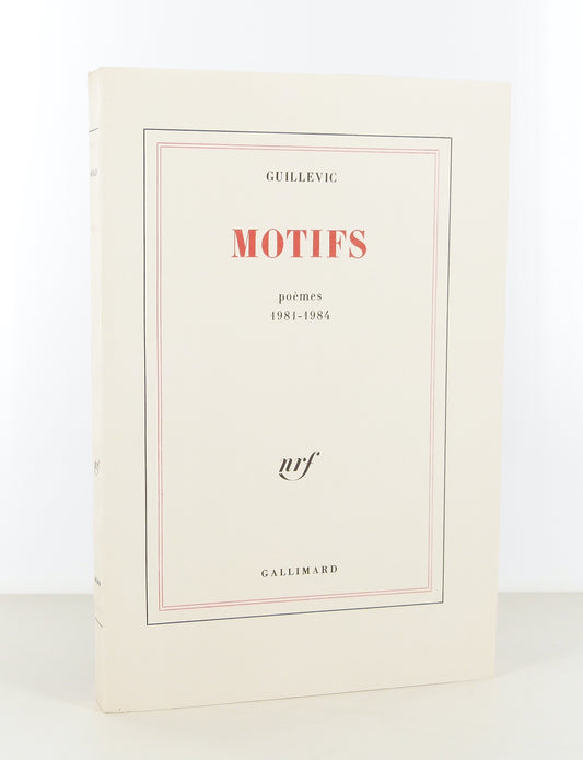 Motifs. Poèmes 1981-1984.