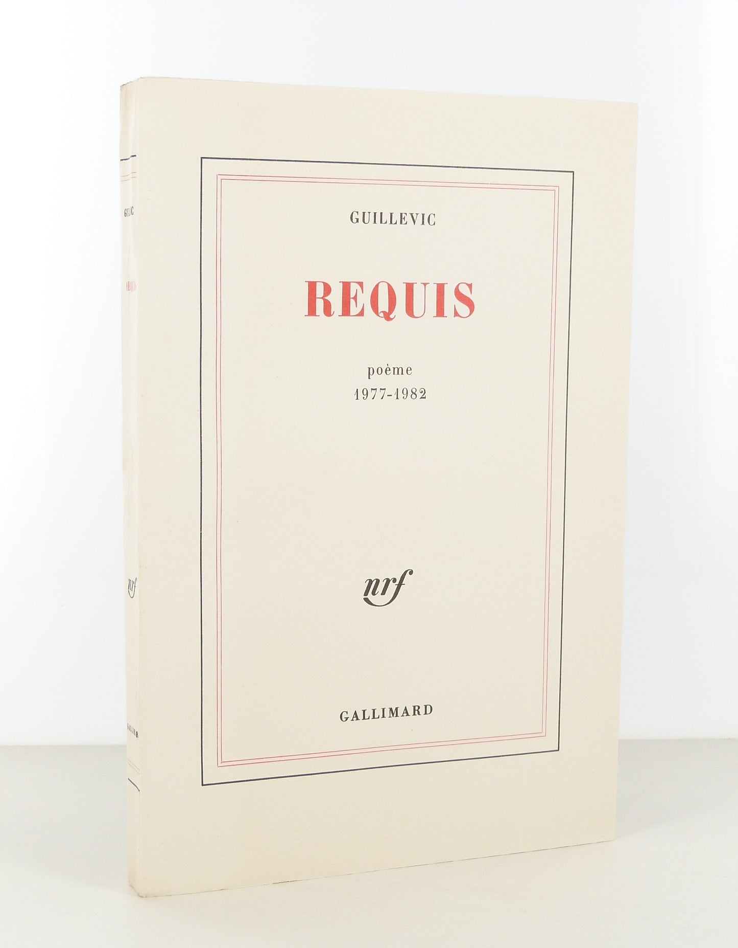 Requis. Poème 1977-1982.