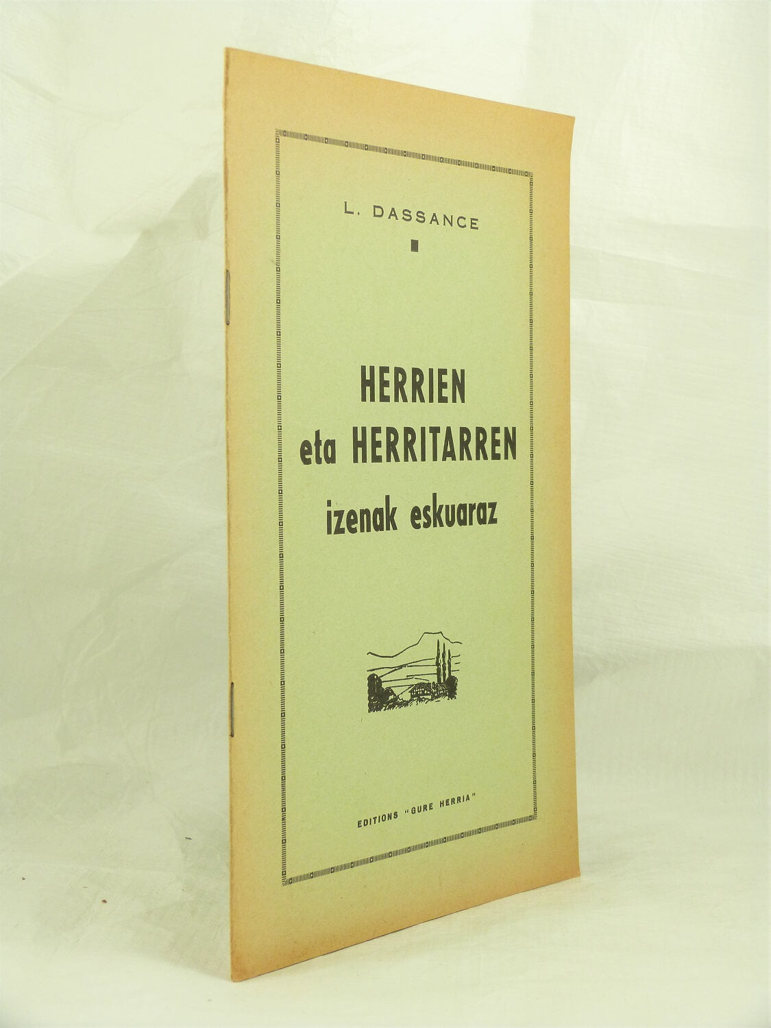 Herrien eta herritarren izenak euskuaraz