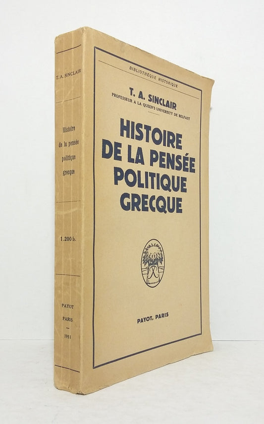 Histoire de la pensée politique grecque