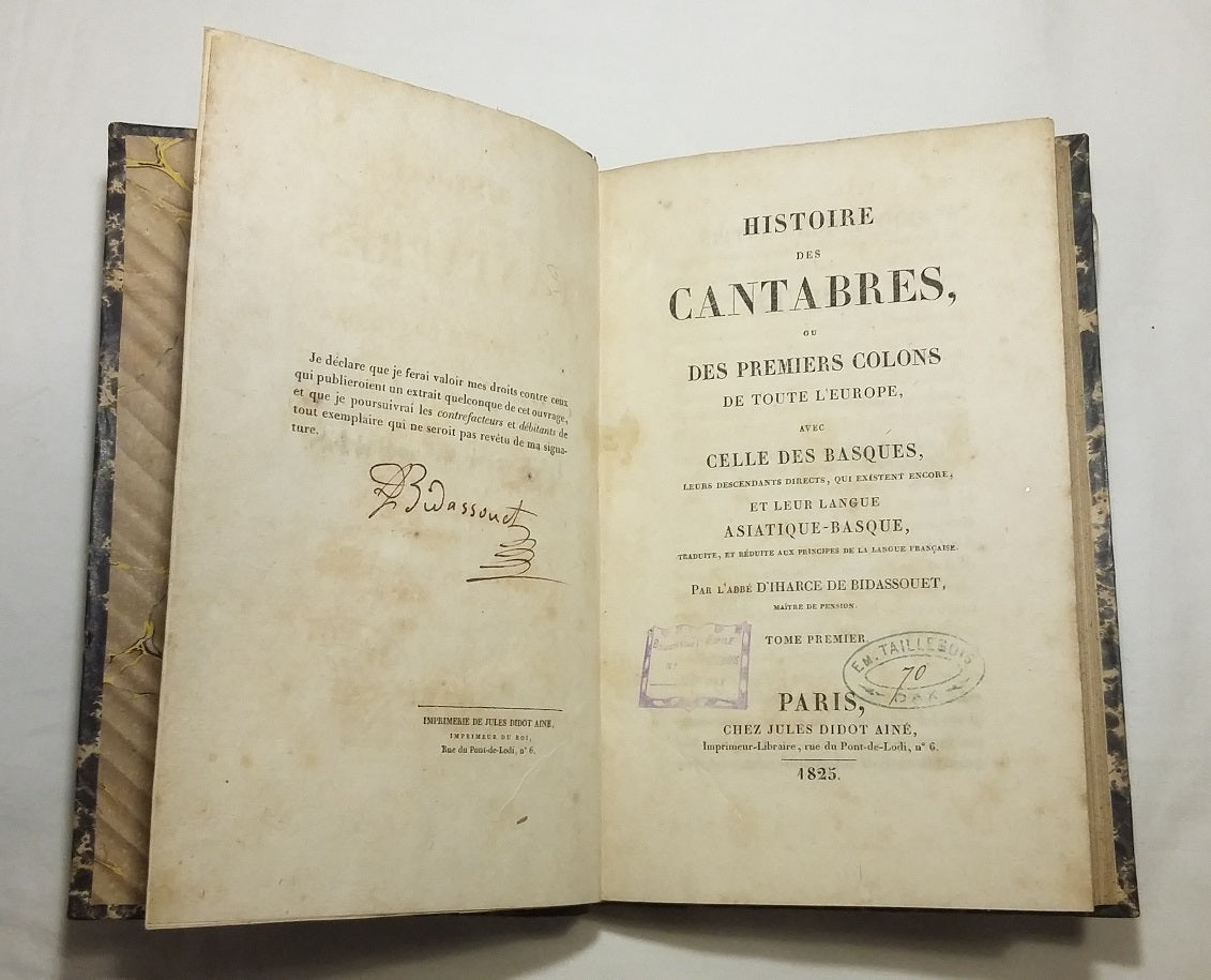 History of the Cantabrians - Volume One.
