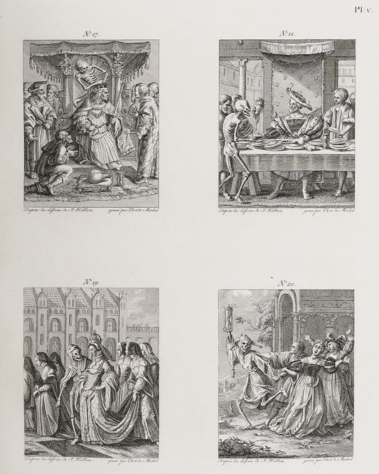 Œuvre de Jean Holbein ou Recueil de gravures d’après ses plus beaux ouvrages de ce fameux peintre.