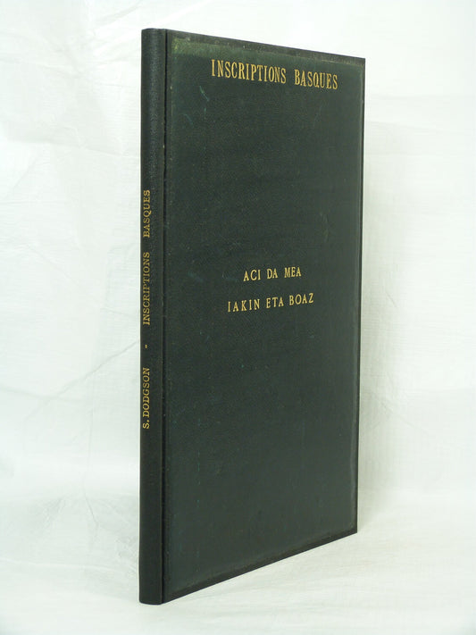Basque Inscriptions. Heuskarazko scributoak
