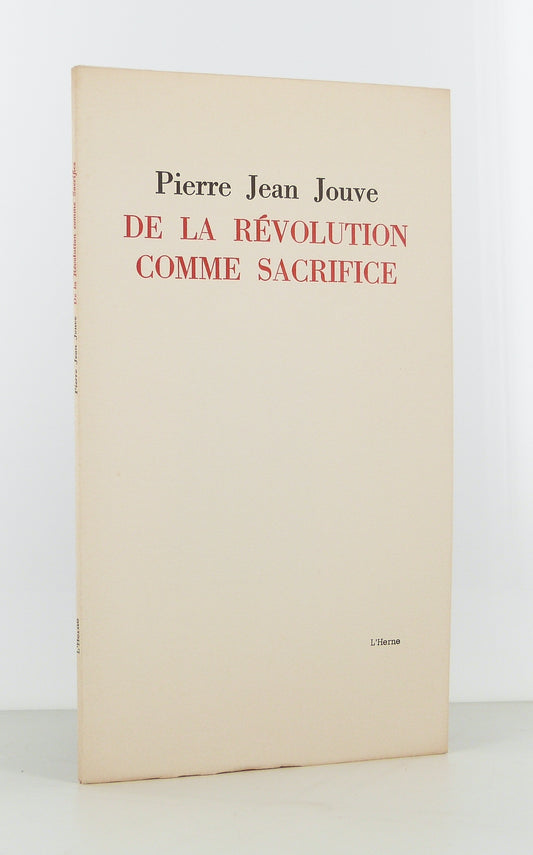 De la Révolution comme sacrifice