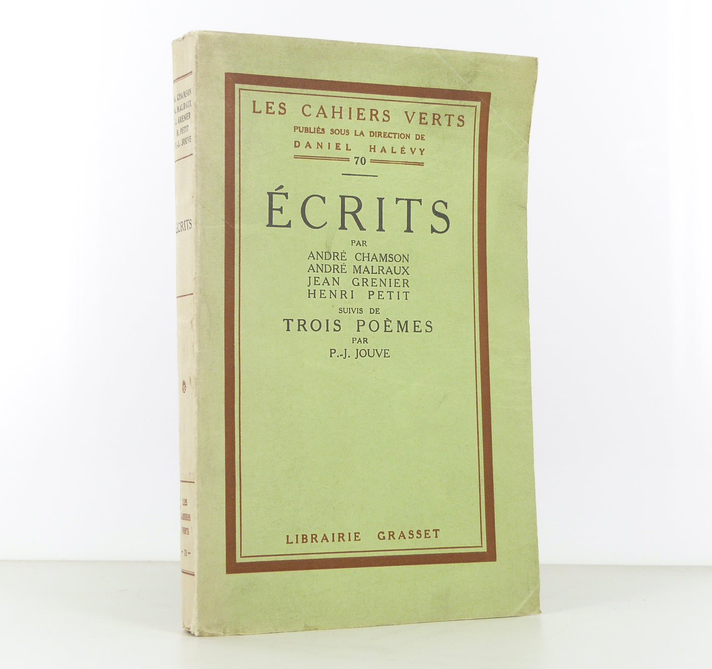 Écrits suivis de trois poèmes par P.-J.Jouve