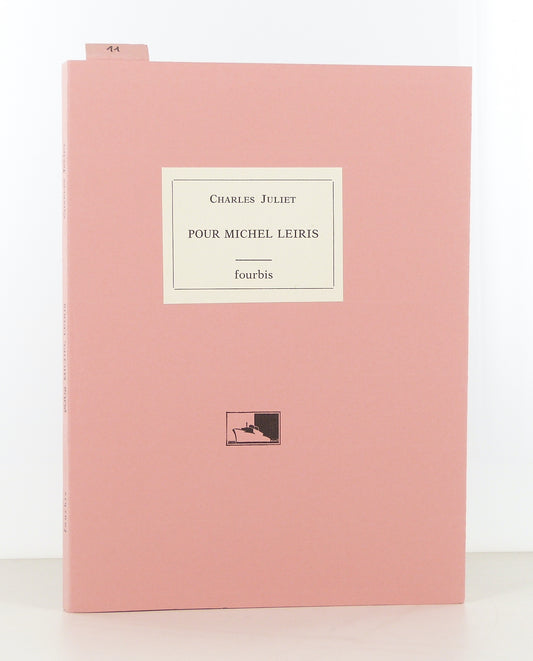 For Michel Leiris
