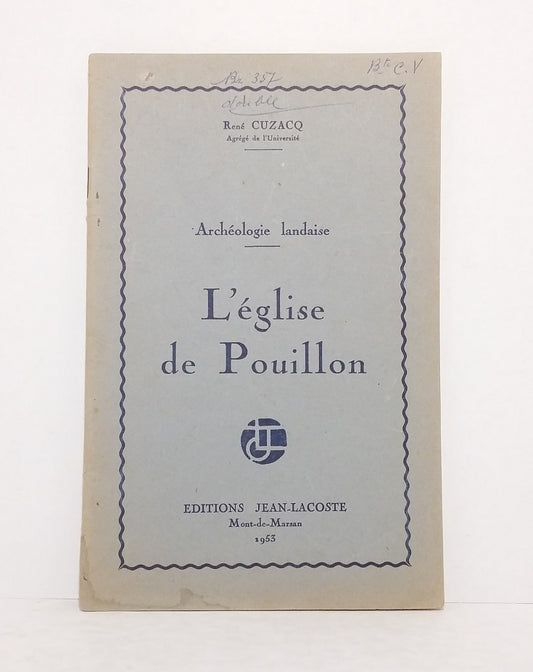L'église de Pouillon.