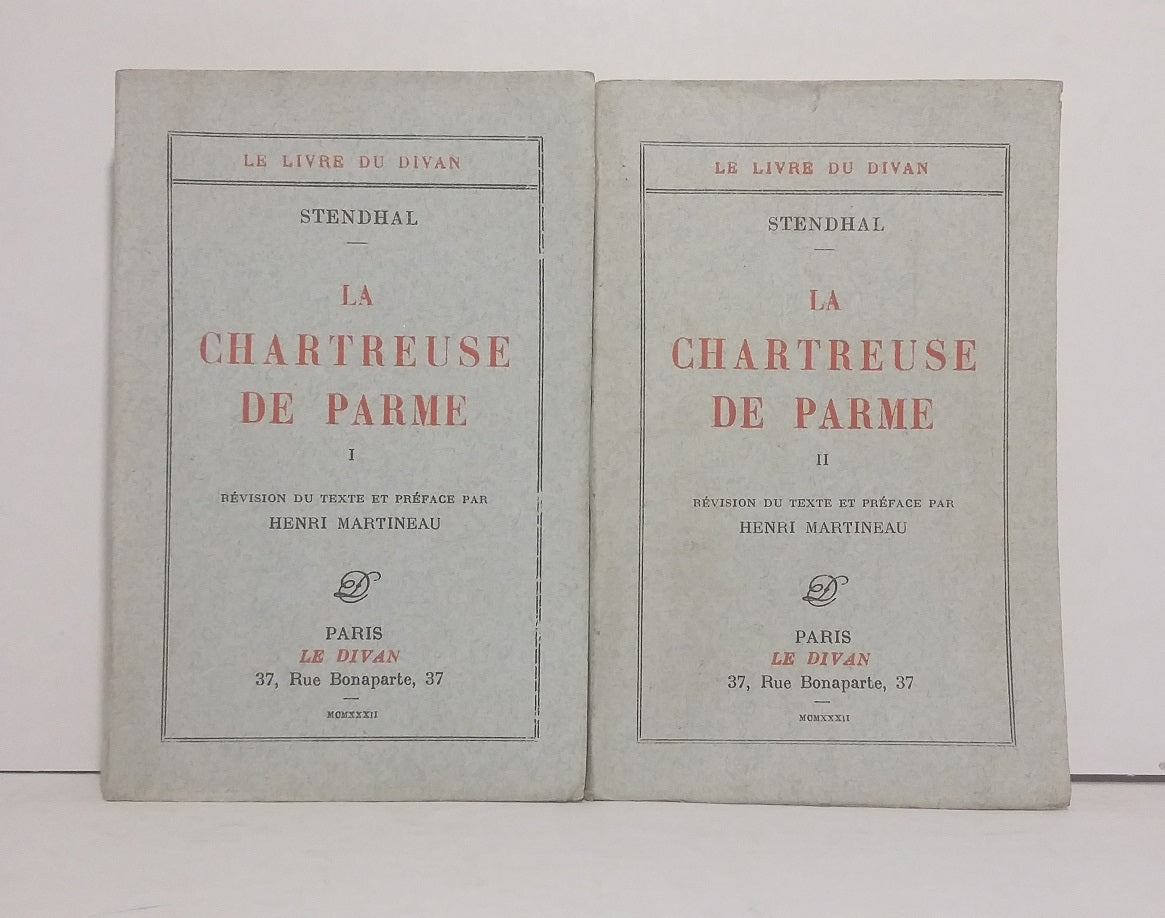 The Charterhouse of Parma - Volumes I & II