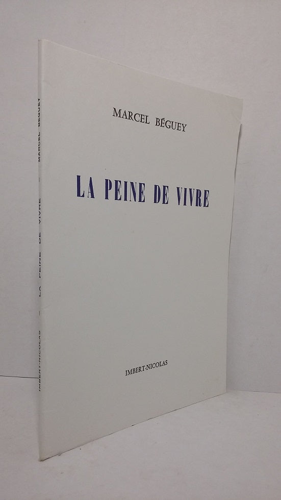 La peine de vivre